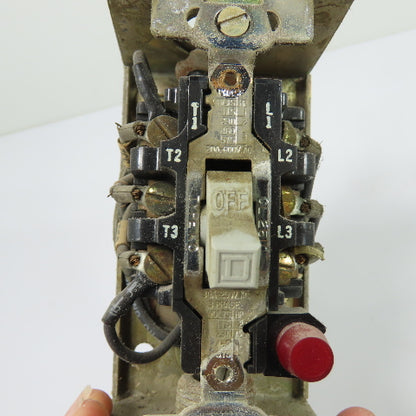 Square D KG-2 Type KG-2 Manual Motor Starting Switch 20/30A 250/600VAC