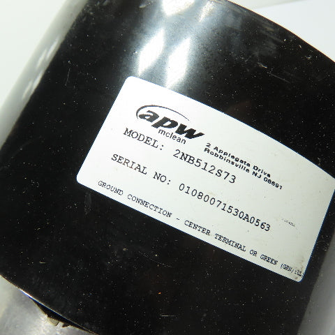 McLean 2NB512S73 Dual Centrifugal Blower 115V 1Ph 0.1HP