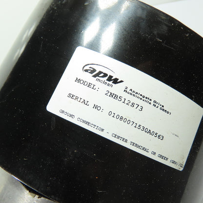 McLean 2NB512S73 Dual Centrifugal Blower 115V 1Ph 0.1HP