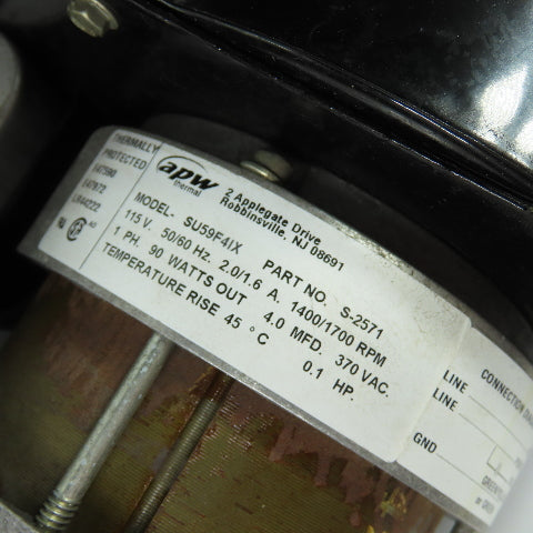McLean 2NB512S73 Dual Centrifugal Blower 115V 1Ph 0.1HP