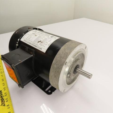 IronHorse MTR-P33-3BD36 1/3HP Electric Motor 208-230/460V 3Ph 3450RPM 56C Frame