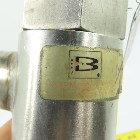 Brooks Instrument 3602-10D2A1C Flowmeter 0-15 GPM Water 1500 PSIG at 200°F