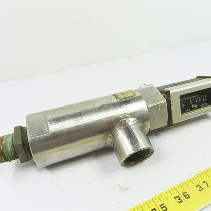 Brooks Instrument 3602-10D2A1C Flowmeter 0-15 GPM Water 1500 PSIG at 200°F