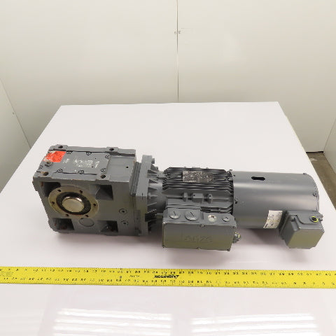 Lenze M55AP090M045FFRUT GKS06-3M HAR 090C12 1.10kW Gear Motor 93.176:1 Ratio