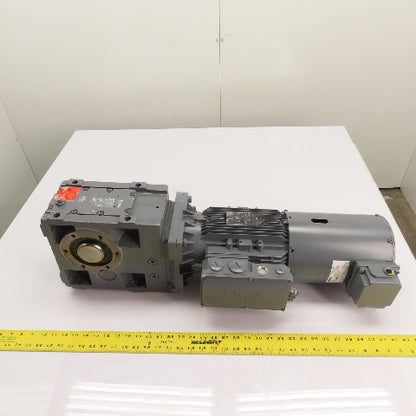 Lenze M55AP090M045FFRUT GKS06-3M HAR 090C12 1.10kW Gear Motor 93.176:1 Ratio