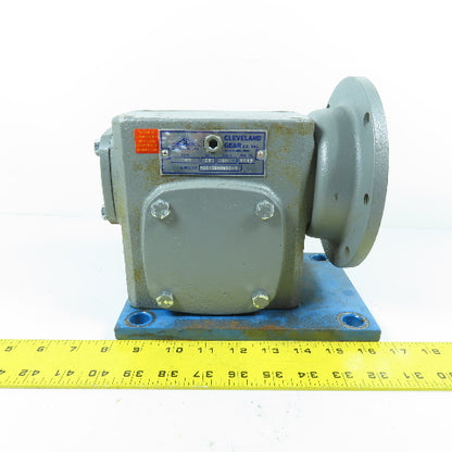 Cleveland Gear M2013BAH60C-S 60:1 Worm Gear Speed Reducer Size 21 C-Face Input