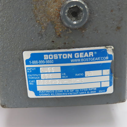Boston Gear HMF2-3K-B5-B5 F721-30-B5-G Gear Motor 1/2HP 230/460V 3Ph 19.38RPM