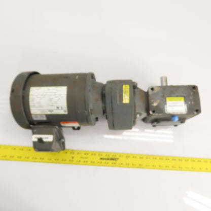 Boston Gear HMF2-3K-B5-B5 F721-30-B5-G Gear Motor 1/2HP 230/460V 3Ph 19.38RPM