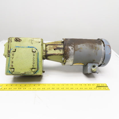 Grove Gear 260 1.5HP 57.5RPM 30:1 Right Angle Gearmotor 208-230/460V 3Ph