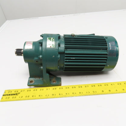 Sumitomo CNHM1-4105YA-43 1HP 40.7RPM 43:1 Cyclo Gearmotor 230/460V 3Ph