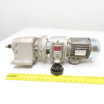 Bonfiglioli VBG 0.5 F 0.6HP Variable Speed Gearmotor 230/460V 90-1000RPM