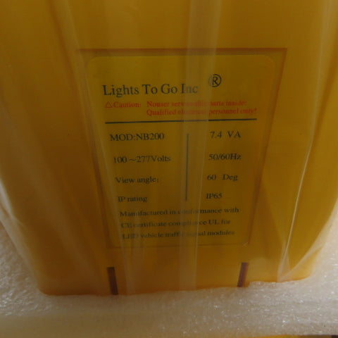 Lights To Go NB200 NB200mm LED Traffic Signal Light 100-277VAC IP65