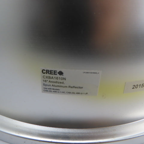 Cree CXBA1610N 16" Aluminum Reflector Housing High Bay Lot of 4