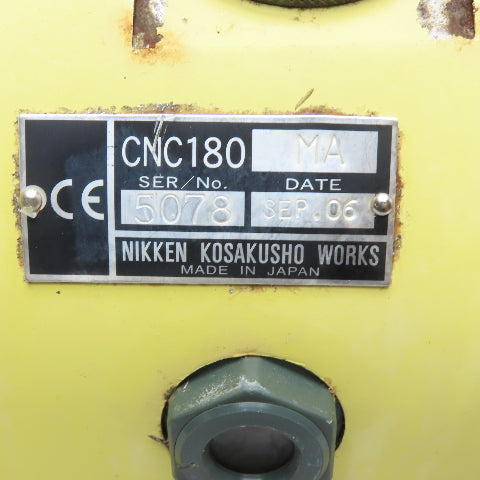 Nikken CNC180 170V AC CNC Rotary Table with Detachable Chuck & Cables