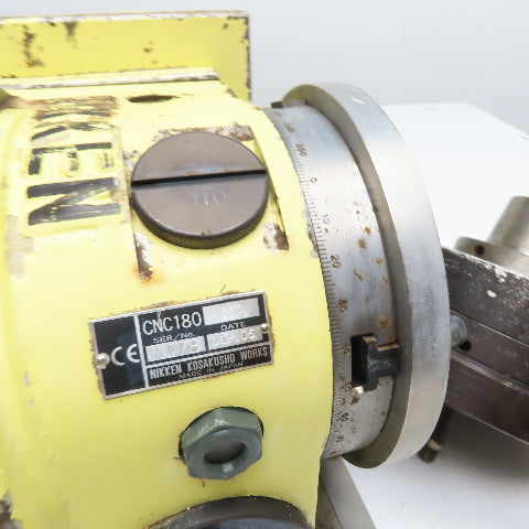 Nikken CNC180 170V AC CNC Rotary Table with Detachable Chuck & Cables