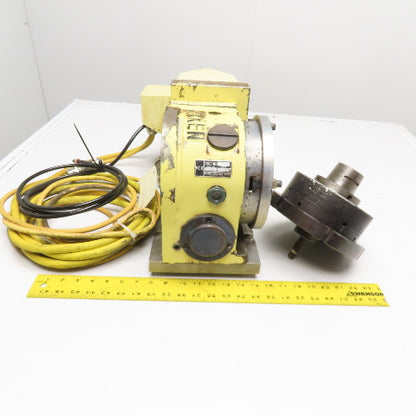 Nikken CNC180 170V AC CNC Rotary Table with Detachable Chuck & Cables