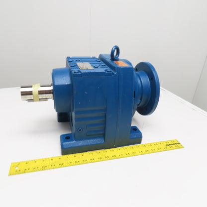 SEW-Eurodrive R87AMS182 72.57:1 Inline Helical Speed Reducer C-Face Input 24RPM
