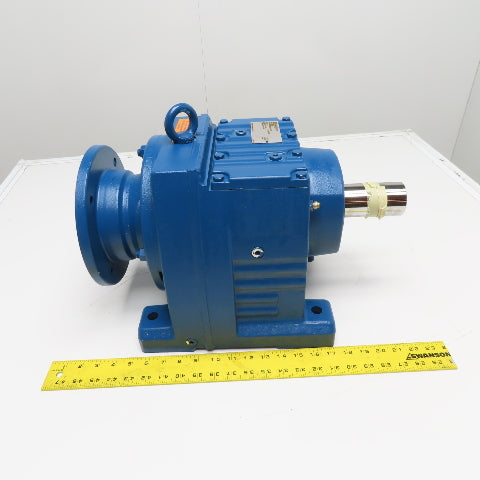 SEW-Eurodrive R87AMS182 72.57:1 Inline Helical Speed Reducer C-Face Input 24RPM