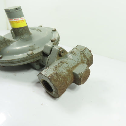 Fisher Controls S102 Gas Pressure Regulator 1/4" Orifice 5.5"-8.5" WC 3/4" NPT