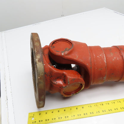 Heavy Duty Industrial Universal Joint Drive Shaft 11-1/4" OD Flange 28" Length