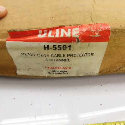 Uline H-5501 Heavy Duty Cable Protector 5 Channel Interlocking NEW