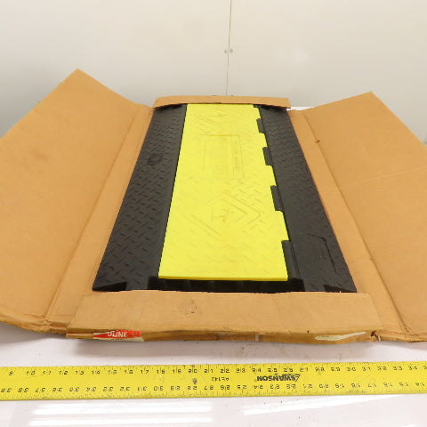 Uline H-5501 Heavy Duty Cable Protector 5 Channel Interlocking NEW