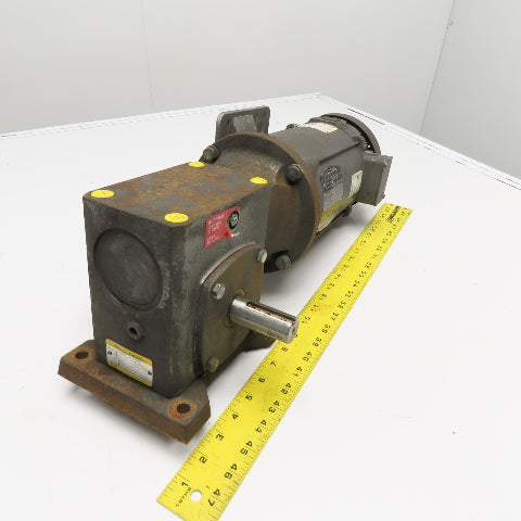 Baldor F-921-20-B5-H 1HP 20:1 Right Angle Gearmotor 180VDC 125RPM