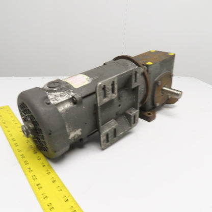 Baldor F-921-20-B5-H 1HP 20:1 Right Angle Gearmotor 180VDC 125RPM