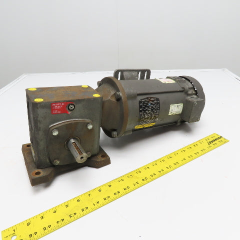 Baldor F-921-20-B5-H 1HP 20:1 Right Angle Gearmotor 180VDC 125RPM