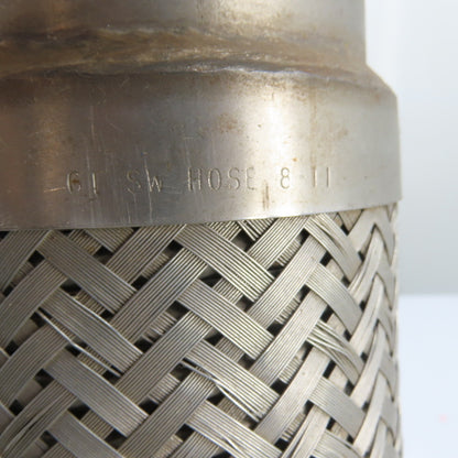 GT SW HOSE M304/L40WMBA42312805 24" OAL Stainless Steel Braided Flexible Hose 4"