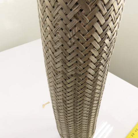 GT SW HOSE M304/L40WMBA42312805 24" OAL Stainless Steel Braided Flexible Hose 4"
