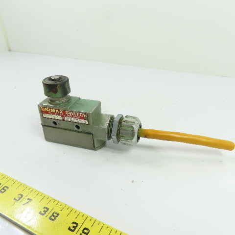 Unimax KSB52-TA 20A Plunger Limit Switch 125/250/480VAC