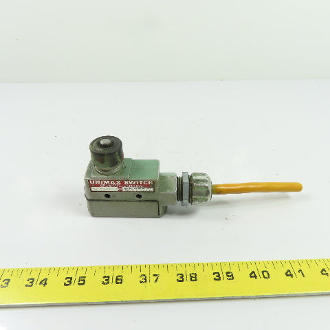 Unimax KSB52-TA 20A Plunger Limit Switch 125/250/480VAC