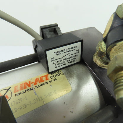 Lin-Act LS-A3B-3.25X2.5-HC-2 3.25" Bore x 2.5" Stroke Double Acting Air Cylinder
