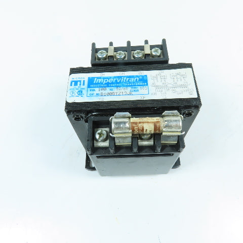 Micron B100BTZ13JK 100VA Control Transformer 220-480V Pri 110-115V Sec
