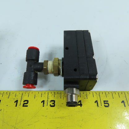 PIAB M20A6-BN Mini Vacuum Ejector Pump 58-87PSI w/Push-to-Connect Fittings