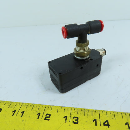 PIAB M20A6-BN Mini Vacuum Ejector Pump 58-87PSI w/Push-to-Connect Fittings