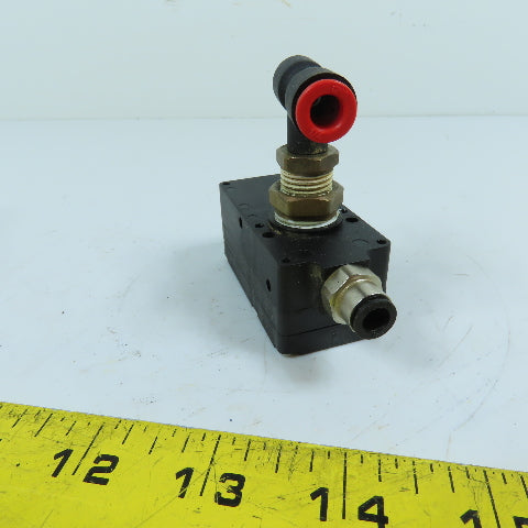 PIAB M20A6-BN Mini Vacuum Ejector Pump 58-87PSI w/Push-to-Connect Fittings