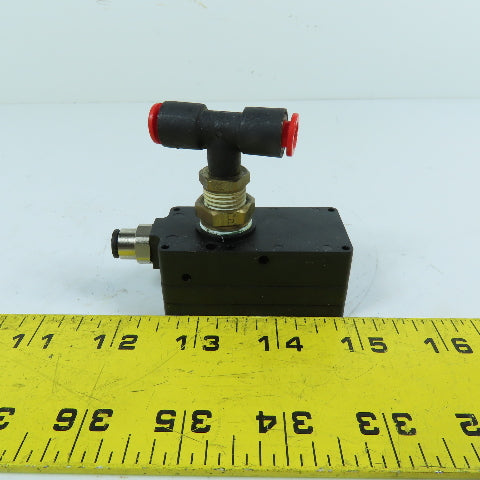 PIAB M20A6-BN Mini Vacuum Ejector Pump 58-87PSI w/Push-to-Connect Fittings