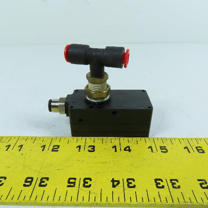 PIAB M20A6-BN Mini Vacuum Ejector Pump 58-87PSI w/Push-to-Connect Fittings