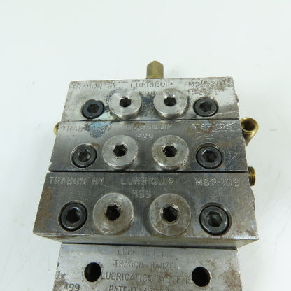 Lubriquip MSP-10S MSP-20T 3-Section Modular Divider Valve Block 3500PSI