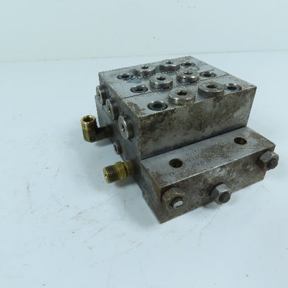 Lubriquip MSP-10S MSP-20T 3-Section Modular Divider Valve Block 3500PSI
