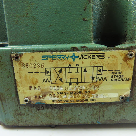 Sperry Vickers PA5 DG4V 3 68C WLB 12 DG5S H8 8C WLB 21 Hydraulic Valve 115/120V