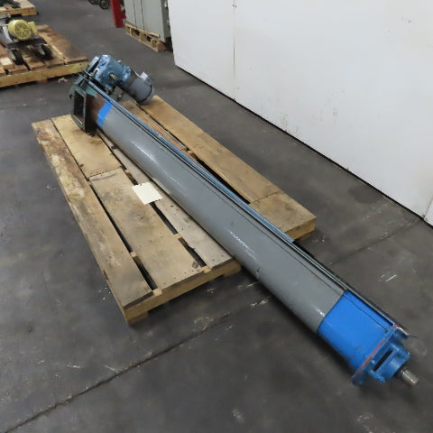 1HP 8' Screw Auger Conveyor Feeder 208-230/460V 3Ph 7" Wide Intake