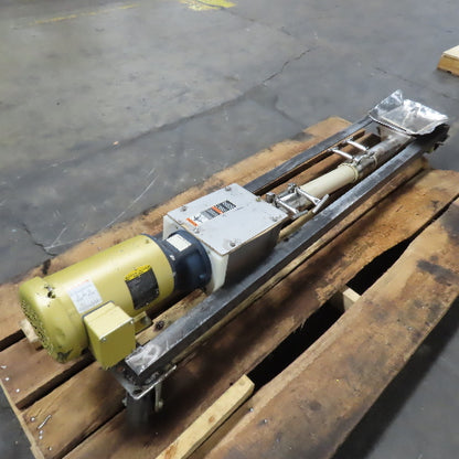 Flexible 5' Screw Auger Incline Conveyor Feeder Hopper 9" x 6" Intake