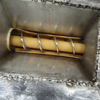 Flexible 5' Screw Auger Incline Conveyor Feeder Hopper 9" x 6" Intake