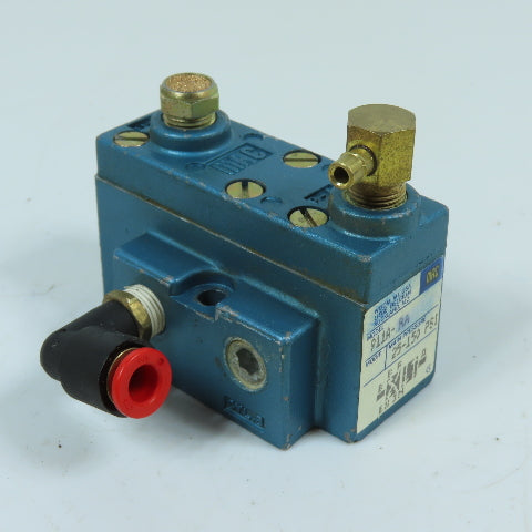 MAC 911A-RA 4-Way 2-Position Air Pilot Operated Pneumatic Valve 150 PSI Max