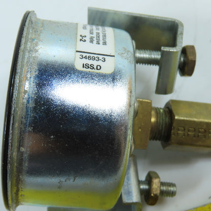 Marshalltown 34693-3 0-160 PSI 0-1000KPa Dual Scale Pressure Gauge 1/8" NPT
