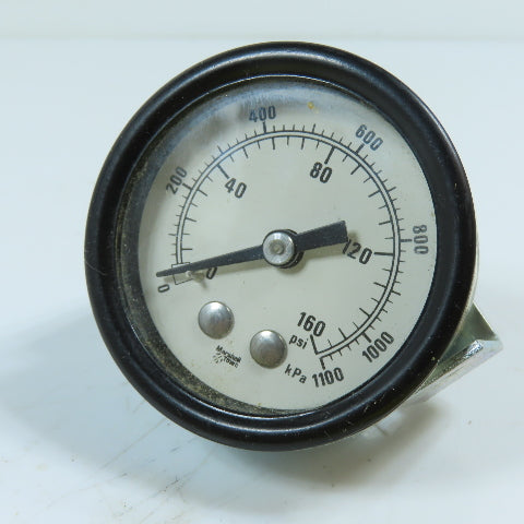 Marshalltown 34693-3 0-160 PSI 0-1000KPa Dual Scale Pressure Gauge 1/8" NPT