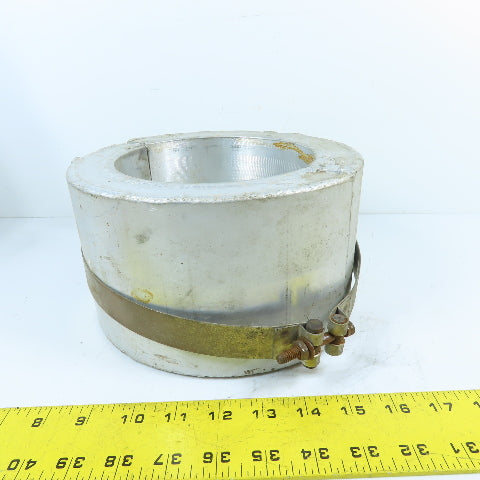 6" Two-Piece Liquid Jacket Cast Aluminum Extruder Barrel Band Heater Cooler